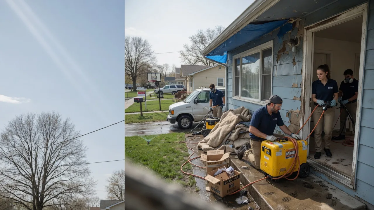 Basement Flood Cleanup in Harcourt, IA near me